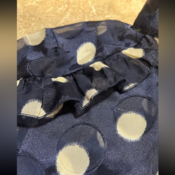 ZARA POLKA DOT  BLOUSE        SIZE S - Picture 8 of 11